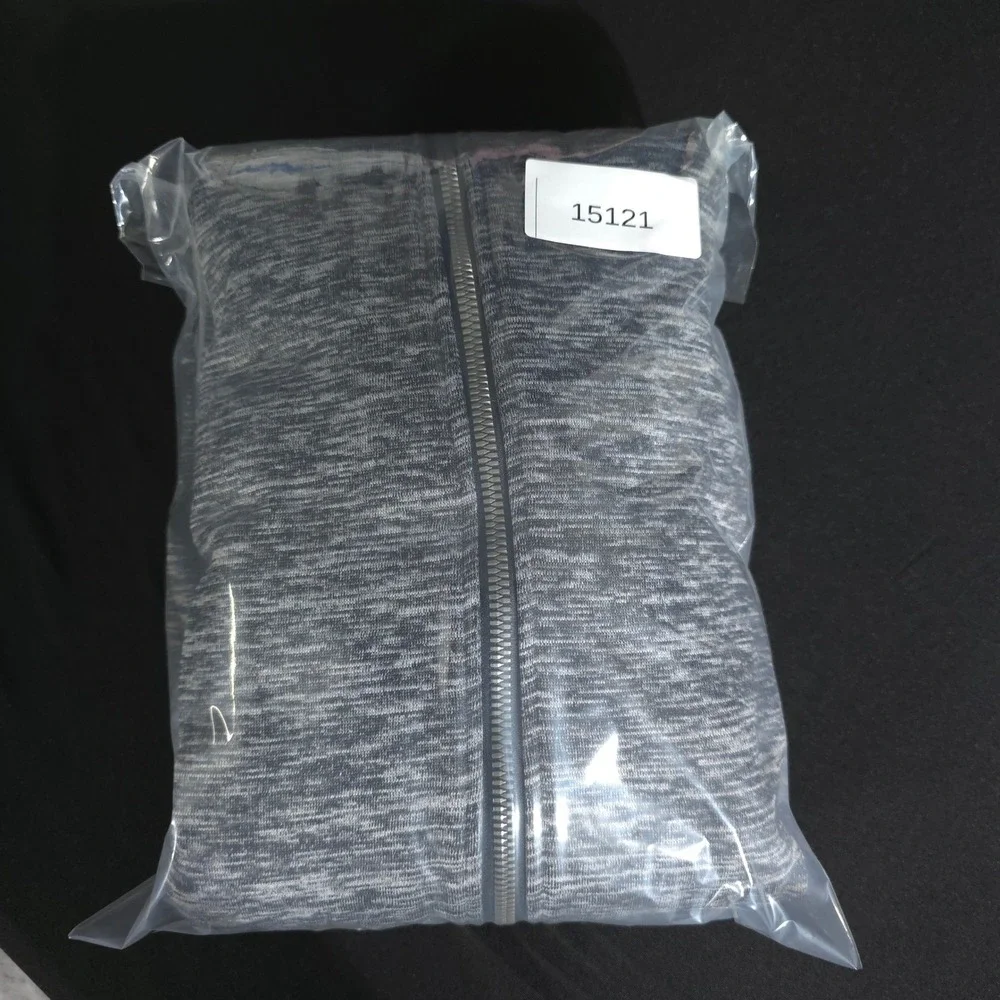 Jordan Full Zip Track Jacket Mens Small Grey Space Dye 437345 Mock Neck Raglan